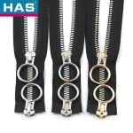 Corn Teeth Plastic Zippers #3 #5 Invisible Black Zipper Customized Logo