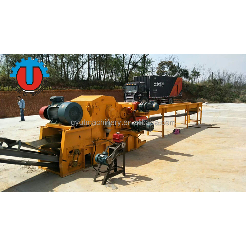 90KW 380V Wood Pallet Crusher Machine With Magnetic Separator