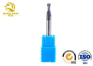 China Hrc45 Carbide Ball End Mill 2 Flute Ball Nose End Mill Anti - Chipping Edge factory