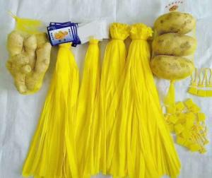 China Anti UV PE Packing Net Bag For Ginger Vegetable Storage factory