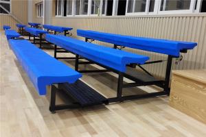 China L4000xW240mm HDPE Chair Metal Bleacher Seats / Portable Grandstand Seating factory