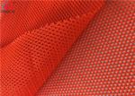 Polyester Tricot Mesh Fabric Safety Uniform Fluorescent Material Fabric