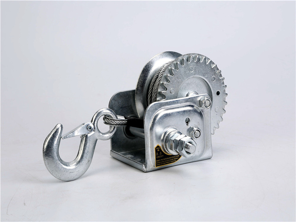 Portable Heavy Steel 600lbs Marine Hand Crank Boat Winch