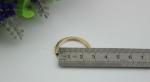 Mutil-color round shape 24 mm iron metal split key ring clip wholesale
