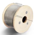 Special Cold Heading Steel 3/32" Galvanized Steel Wire Rope Galvanized Aircraft