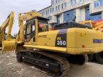 Used Japan imported large Komatsu PC350 excavator with Komatsu engine for sale