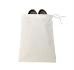 Small Custom Cotton Drawstring Bags Bulk With Shoe Compartment Machine Washable