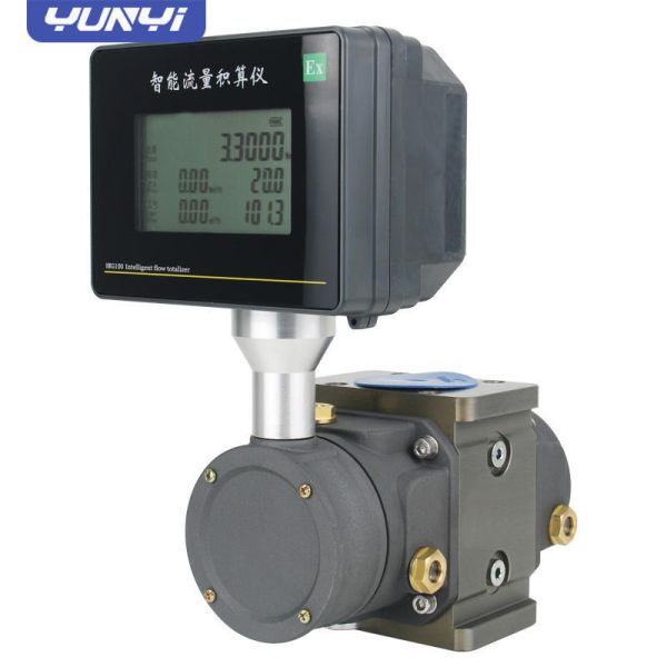 Roots Sensor Based Gas Flow Meter with Intelligent Meter Head Providing Smooth