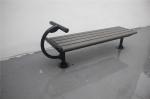 Outdoor Recycled Plastic Backless Bench For Playground Sit Up Workout