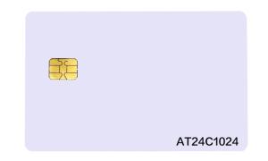 China Industrial Commercial Blank AT24C1024 Contact Smart Card factory