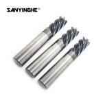 4 Flute 10mm Roughing T Slot End Mill Milling Cutter Flat Blade Thread Cutting