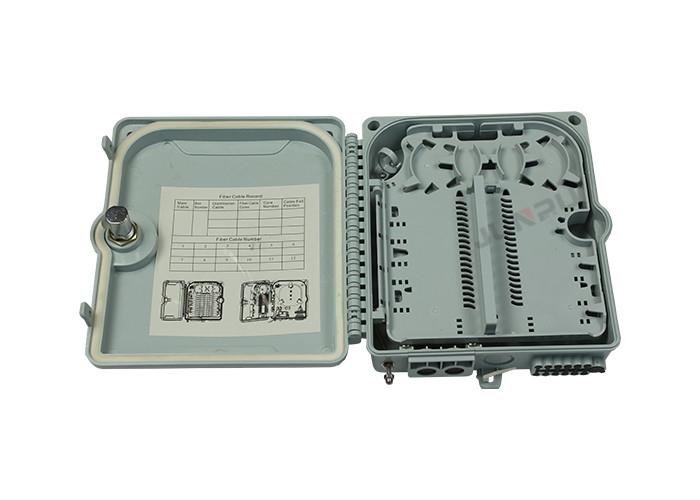 12 Core Fiber Optic Distribution Box, optical fiber termination box IP65