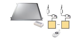 China Samsung Led Chip Thin Led Flat Panel Lighting 36w 48w 54w 72w factory