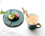 Custom Afternoon Drinkware Luxury Gold Plated Ceramic Cup with Saucer Wholesale