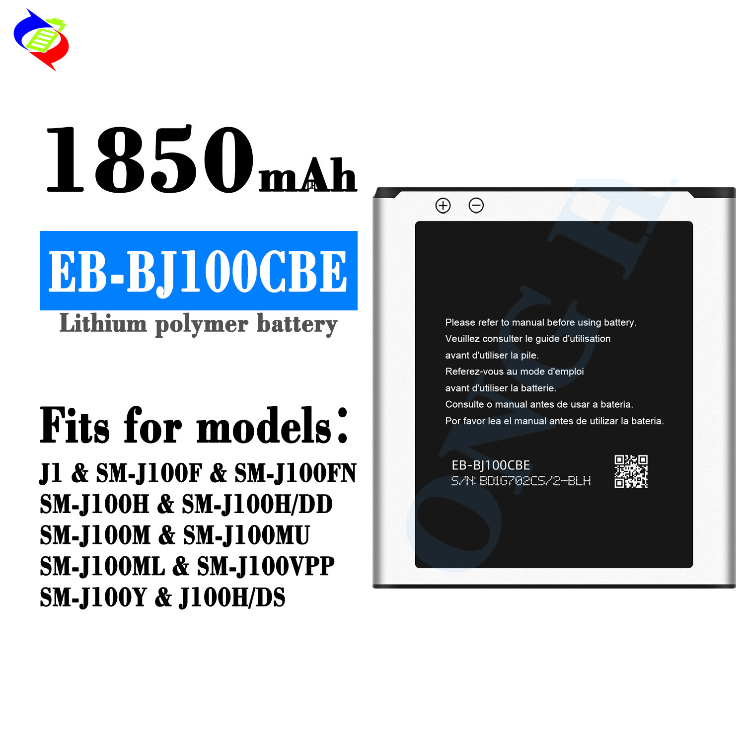 OEM Mobile phone battery for Samsung Galaxy J1 j100 EB-BJ100CBE