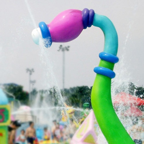 Cartoon / Animal Shaped Aqua Play Spray Park Equipment, For Kids Water Game