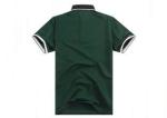 Slim Fit Cotton Polo Shirts Embroidered Black Lapel / Custom Polo Tee Printing