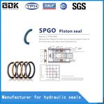 SPGO PTFE NBR Bronze Piston Seal Hydraulic For Excavator Construction Machinery