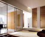 Narrow Frame Aluminum Tempered Clear Glass Slidng Door for House