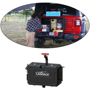 China Customized Qingdao Landace Tailgate Outside Storage Box for Wrangler JL JK Tank 300 BJ40 factory