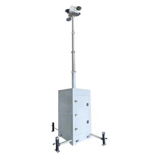 China Easy Deploy Mobile Compact CCTV Surveillance Towers For Road Construction Works Monitoring factory