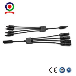 China Portable 4 To 1 Y Branch PV Connector TUV Solar Cable Parallel Connector factory