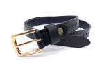 Ladies Multicolor Skinny Thin 23mm Genuine Leather Waist Dress Belt