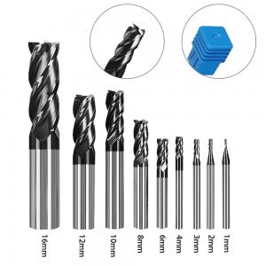 China Hot Sale CNC Cutting Tools 0.2mm-20mm Carbide End Mill 4 Flute factory