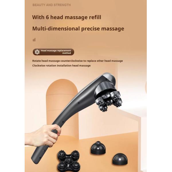 Pulse Cervical Massager Wireless Body Back Massage Stick Muscle Recovery Massager