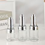 Round Glass Bottle Alu Dropper Essential Oil Bottle with Box Customize Luxury