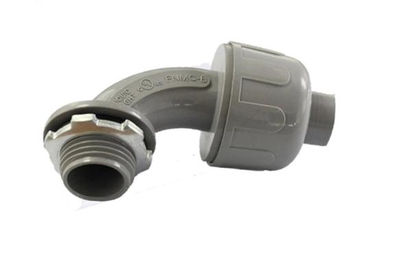 Angle Type Plastic Conduit Fittings Liquid Tight Conduit Connectors 3/8“-4””