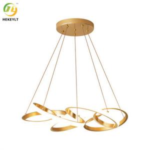 China 78 Watt LED Modern Ring Chandelier Dimmable Integrated factory