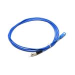 Armoured Fc Sc Fiber Patch Cord Single mode 3.0mm PVC LSZH Jacket