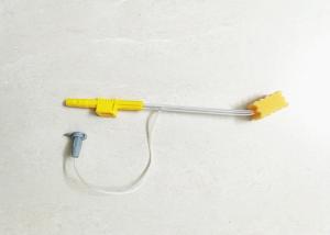 China Hygiene Oral Care Swab Suction Toothbrush With Sponge Head factory
