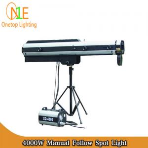 China High quality 4000W Manual Follow Spot Light 300m spot distance DJ Stage Lighting factory