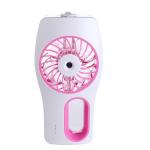 Beauty skin spray cool air fan USB rechargeable hand held mist fan