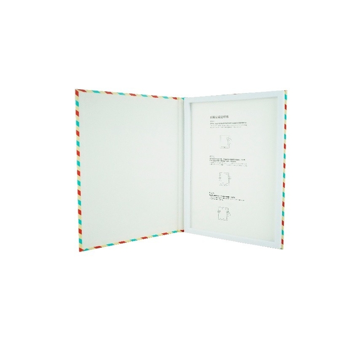 Custom Logo EVA Inner Kraft Paper Rigid Cardboard Box Flip Book Boxes For Packaging