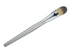 Silver Handle Synthetic Hair Stippling Makeup Brush For Powder Foundation