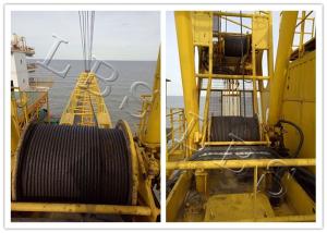 China Small Size Tower Crane Winch 6 Ton 8 Ton With Special Drum Grooving factory