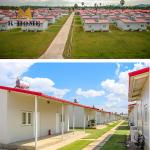 Prefabricated Temporary Modular Homes Light Steel Prefab House