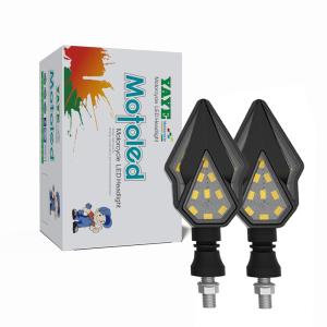 China White / Blue / Red / Yellow LED Rear Tail Turning Light for Universal 10mm Steering Lamp factory