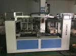 Plastic Two Disc Auto Spray Painting Machine XY Axis Servo Motor Drive