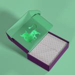 Flexible Rectangle Paper Necklace Shipping Boxes 25x15x4cm