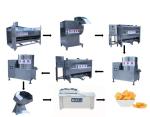 Automatic Potato Chips Production Line Frozen French Fries Making Machine