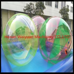 CE certificate durable 2M TPU0.8 Colorful Water Walking Ball with German zip use