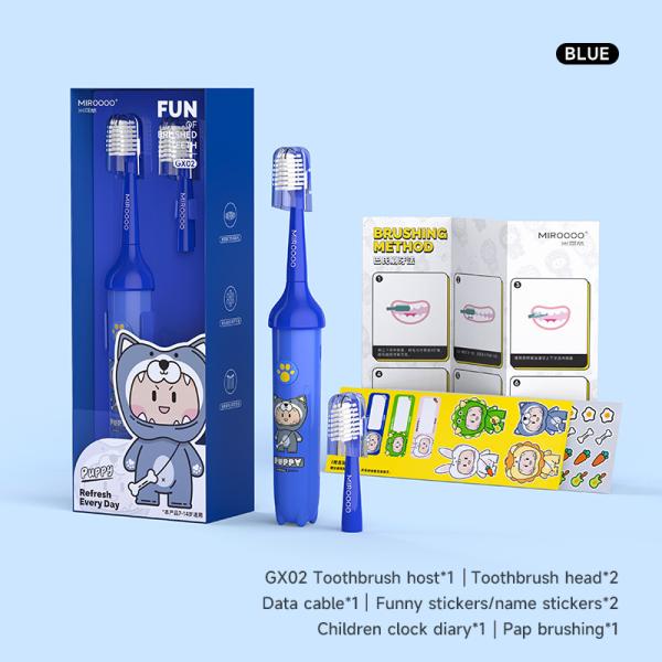Electric Toothbrush Cartoon Smart Children Toothbrushes For 3-15 Year Old Kids