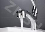 Pull Out Copper Electroplating Counter Bathtub Faucet