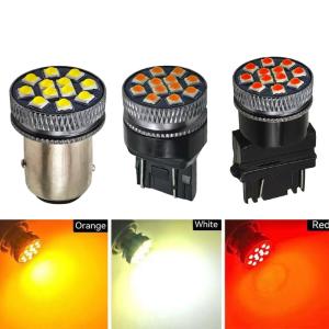 China 1156 LED Brake Turn Indicators Ultimate Solution for Turn Signal Function LED Bulb 1156 W21/5W 1157 BAY15D P21/5W LED on sale