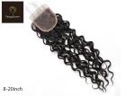 Fine Hand Tie 8A 10 inch Remy Human Hair Closure Water Wave 25.4cm