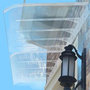 Invisible Polycarbonate Window Awning Invisible DIY PC Canopy Transparent